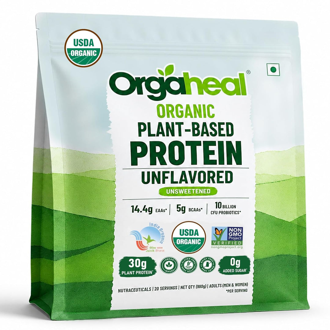 Organic Plant Based Protein Powder Unflavored | 980g