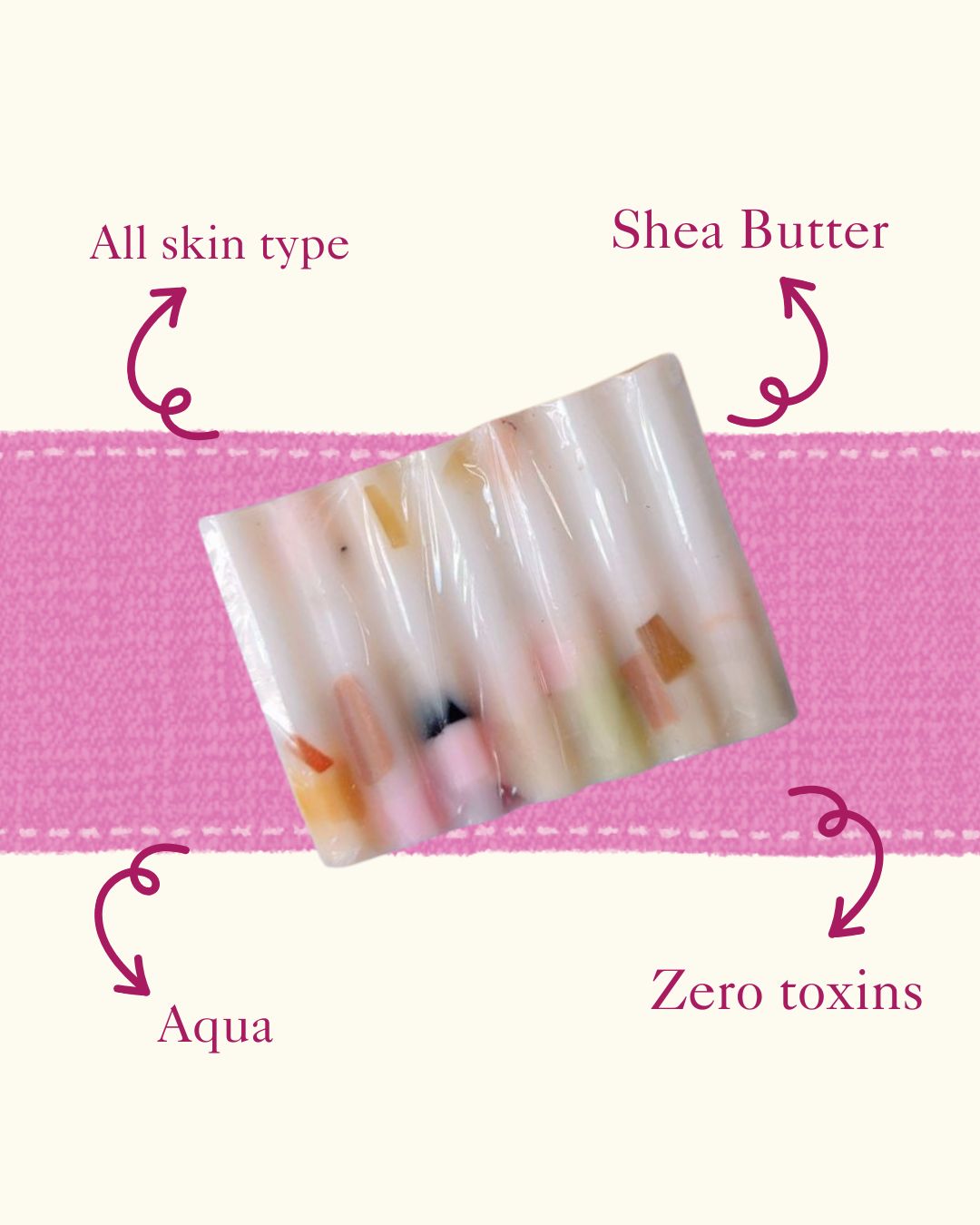 Sobek Naturals Unicorn Bliss Shea Butter Soap 100 gm