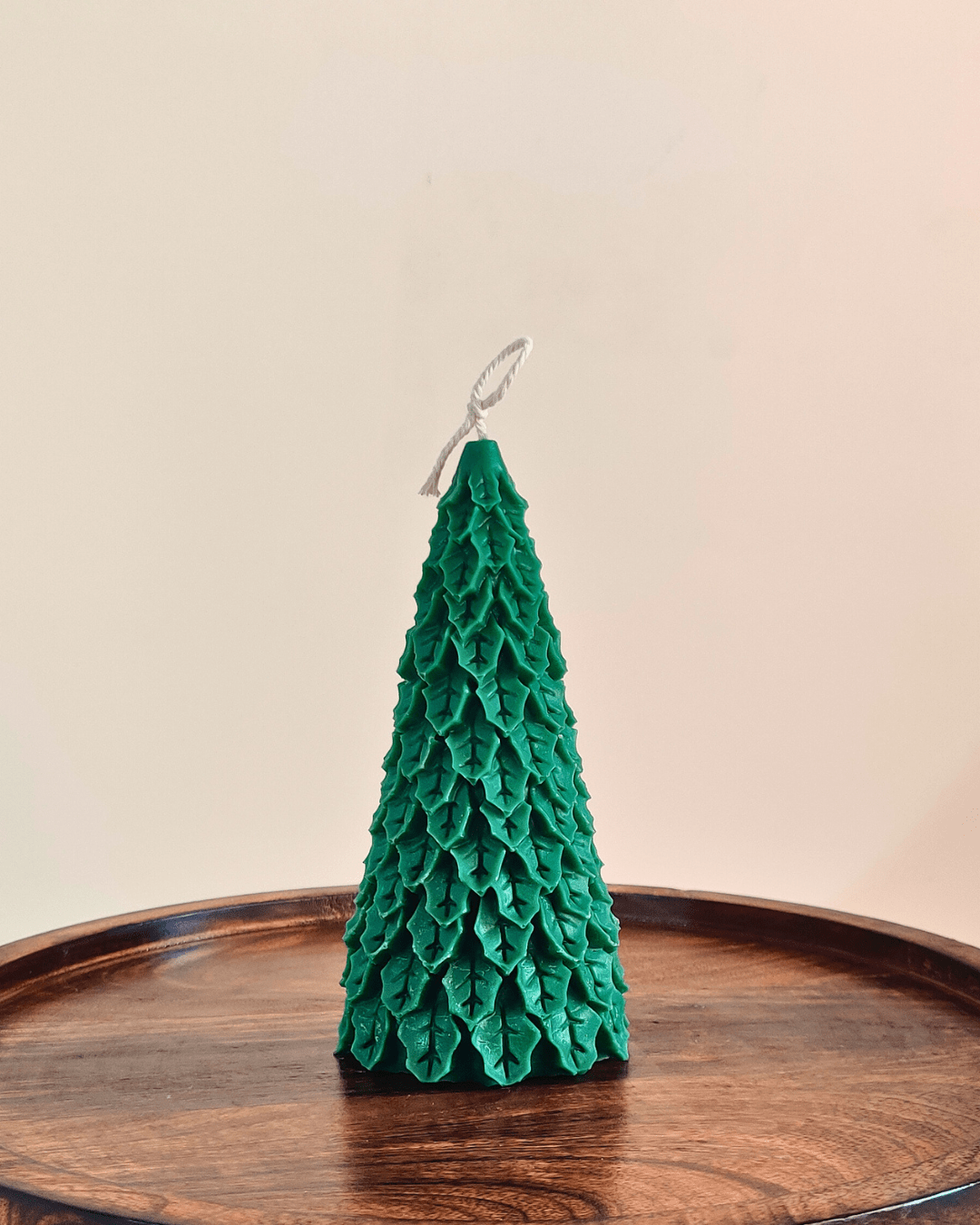 Unscented Soy Wax Christmas Tree Candle – Eco - Friendly Holiday Decor (3 Colours) - Suspire