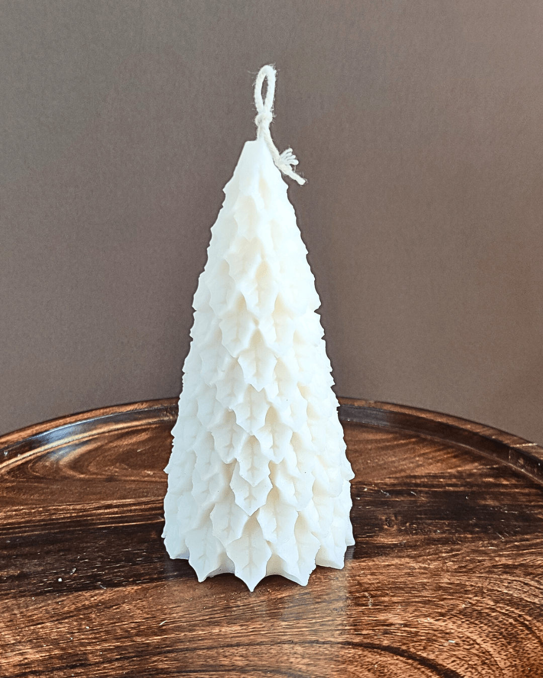 Unscented Soy Wax Christmas Tree Candle – Eco - Friendly Holiday Decor (3 Colours) - Suspire