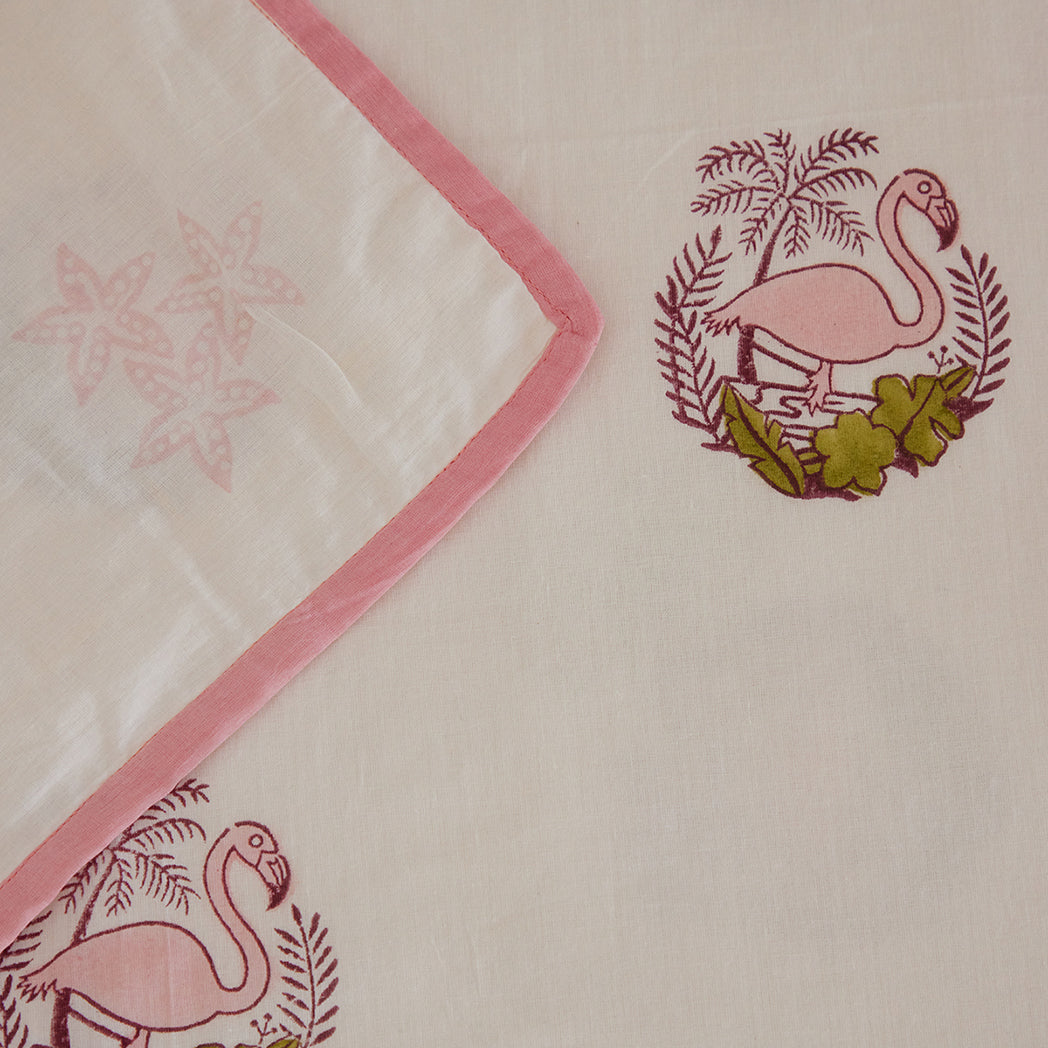 ADYA Pink Flamingo Baby Dohar