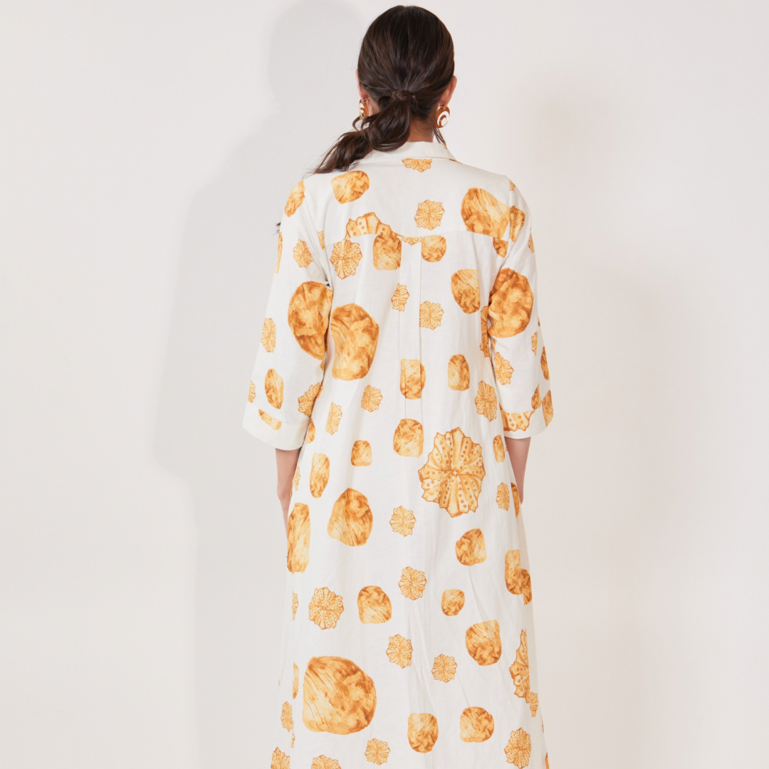 HempZero Golden Seams Kurta