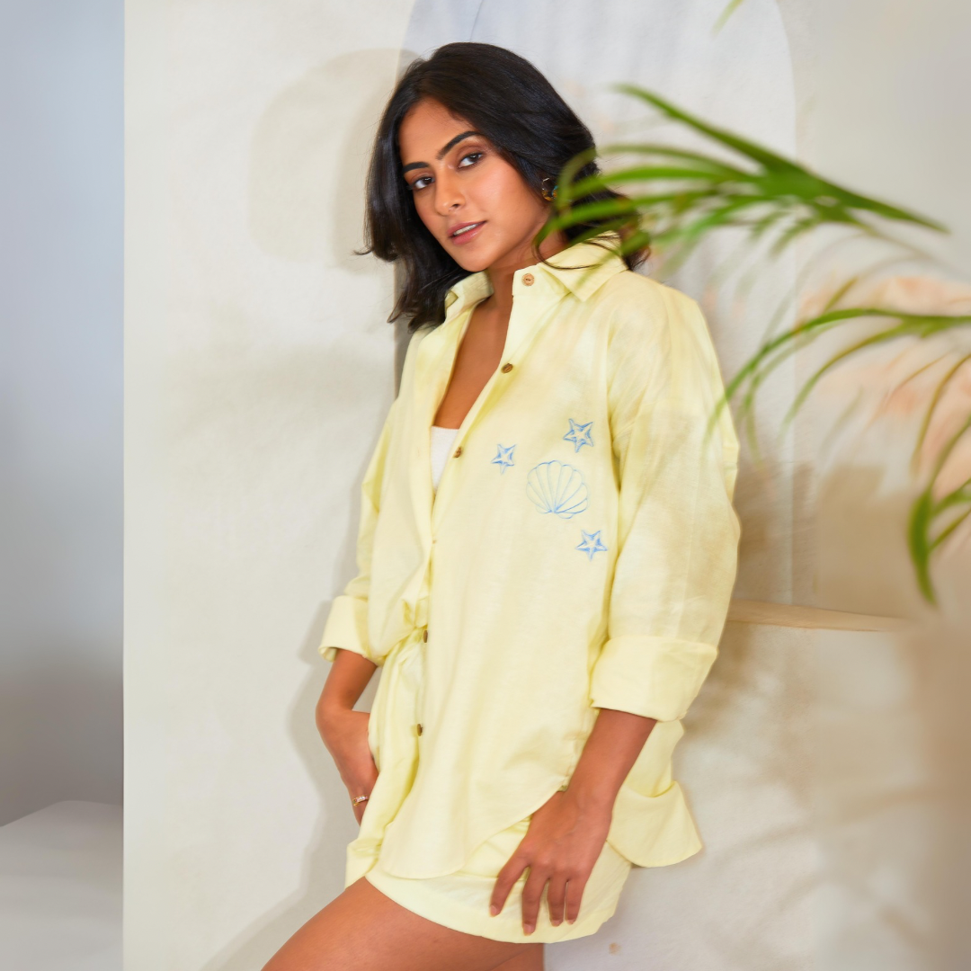 HempZero Limon Lounge Set with Shorts