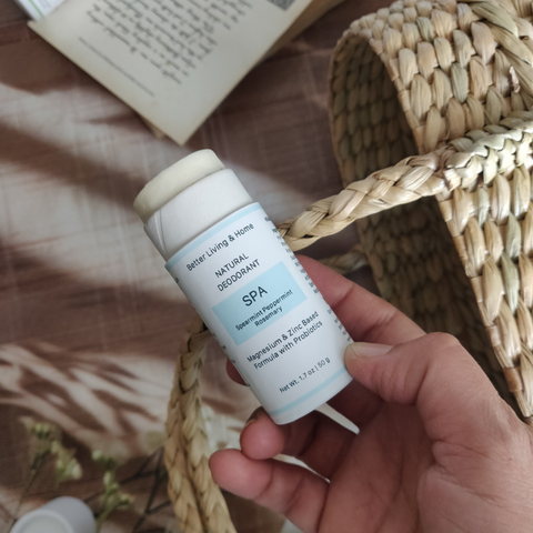 Betterliving And Home Spa - Mint & Rosemary Natural Deodorant Enriched With Magnesium & Probiotics