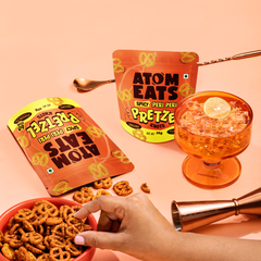 Atom Eats Peri Peri Pretzel Knots | (30g Pack X 2) by Atom Eats
