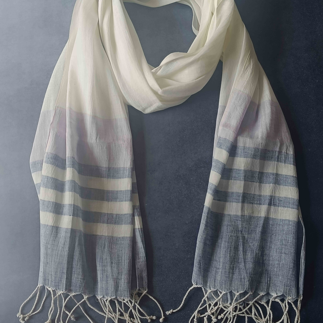 Striped Hemp Stole I