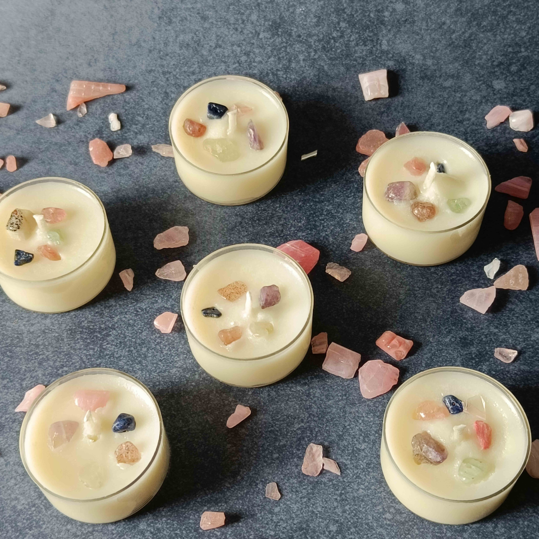 Healing Crystal Tealight - Set of 6