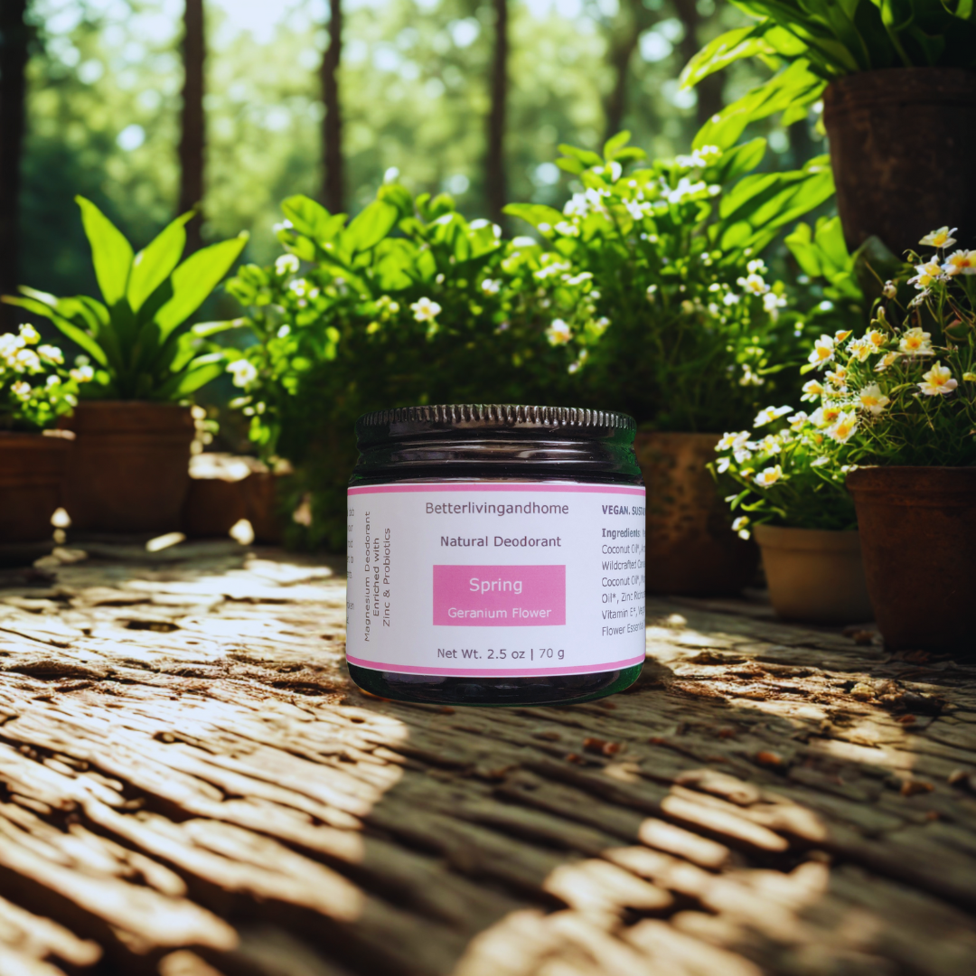 Betterliving And Home Spring - Geranium Flower Natural Deodorant