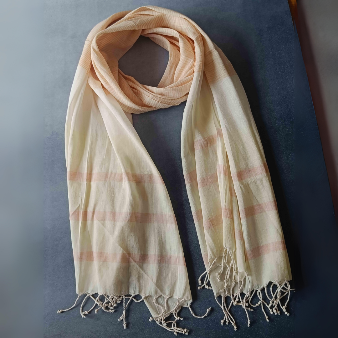 Ivory Hemp Stole