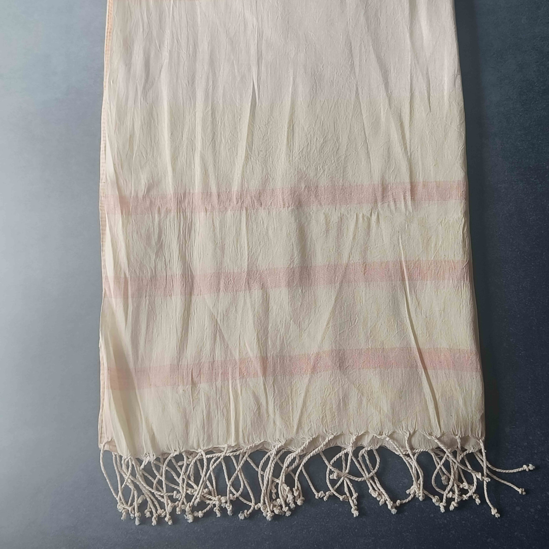 Ivory Hemp Stole
