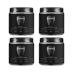 Habbits Charcoal Teeth Whitening Powder - Ylang-yYlang Mint (Pak of 4)