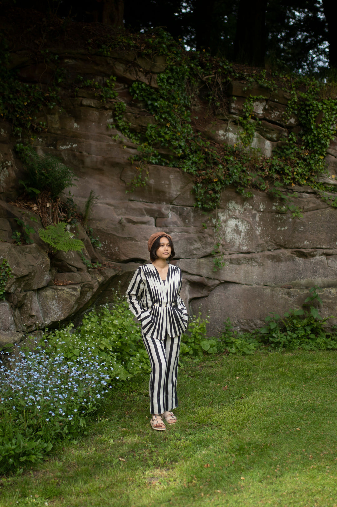The Terra Tribe Serenity Pants | Stripes | Black