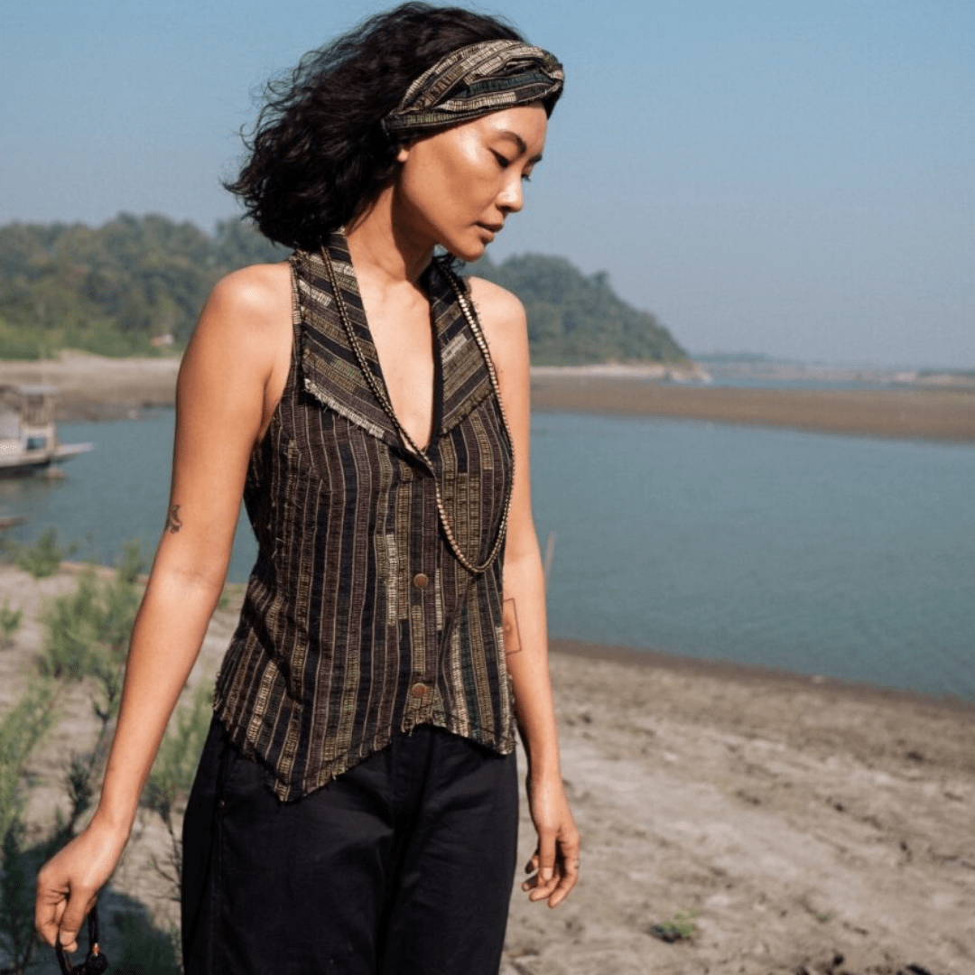 Upcycled Country Vest - Suspire