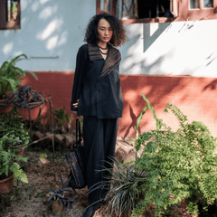 Upcycled Handwoven Barel Pants