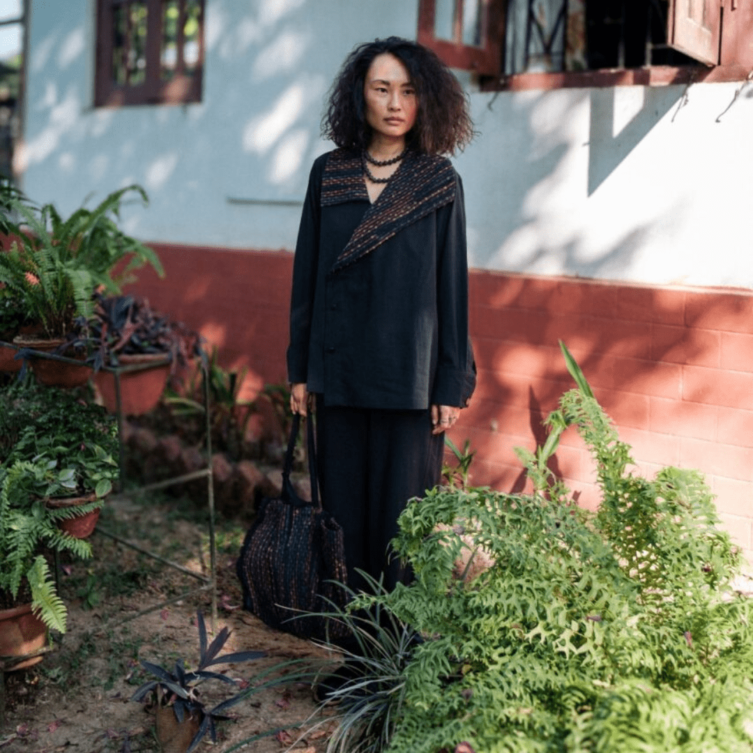 Upcycled Handwoven Barel Pants - Suspire