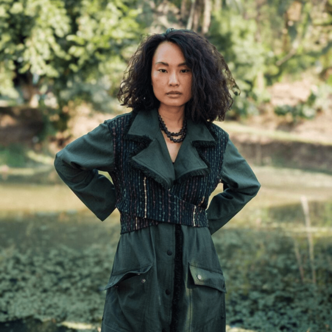 Upcycled Handwoven Copenhagen Trench - Suspire