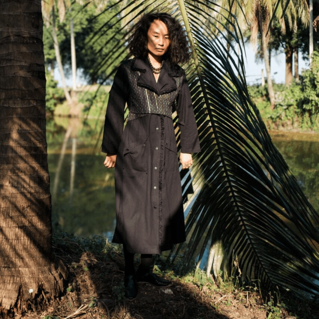 Upcycled Handwoven Copenhagen Trench - Suspire