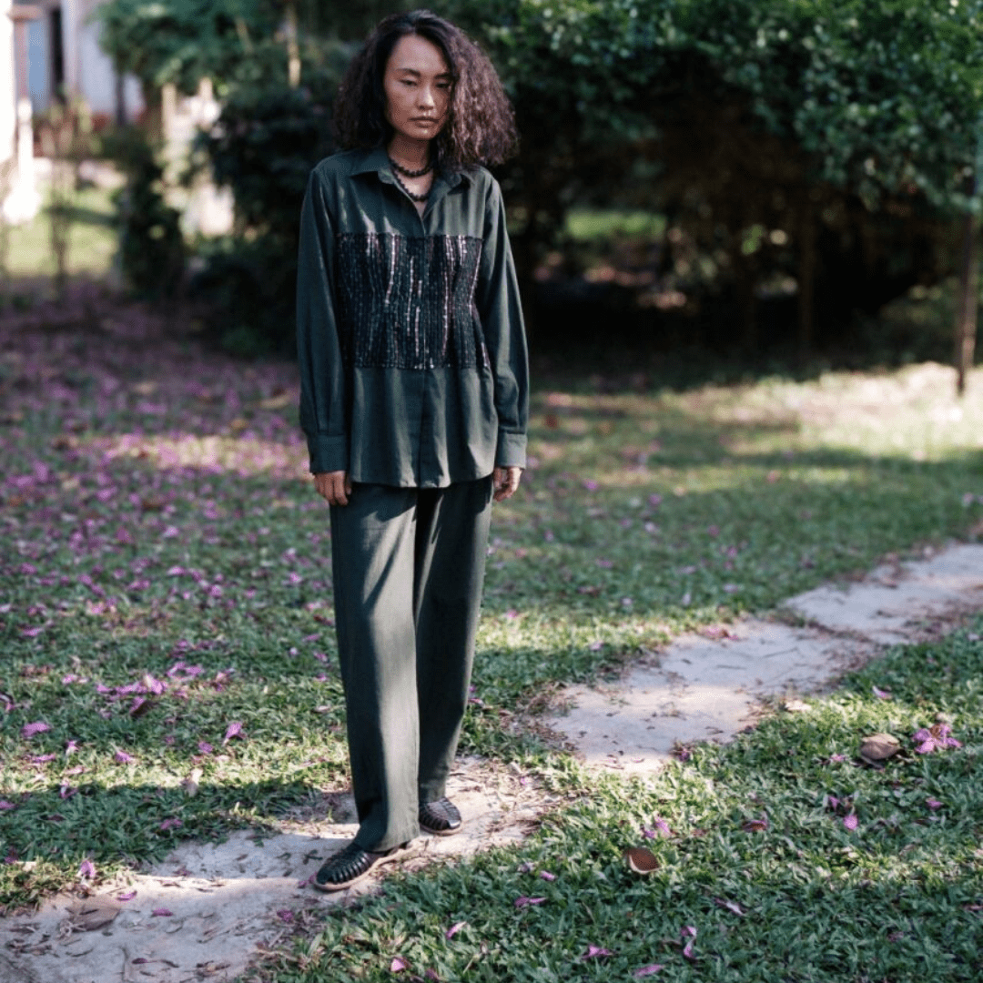 Upcycled Handwoven Hunza Shirt - Suspire