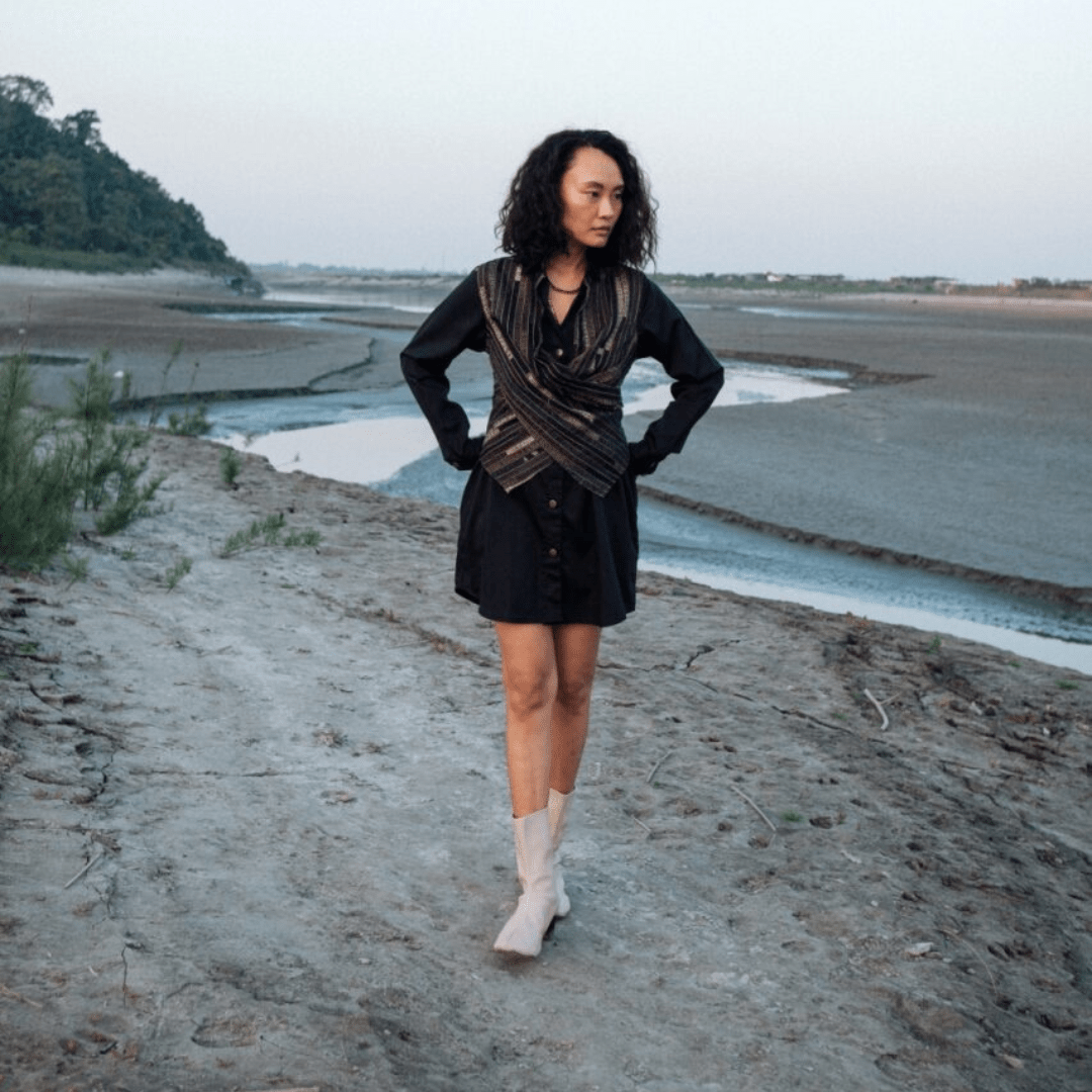 Upcycled Seattle Wrap Dress - Suspire