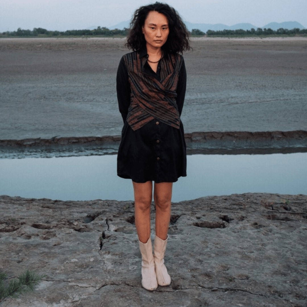 Upcycled Seattle Wrap Dress - Suspire