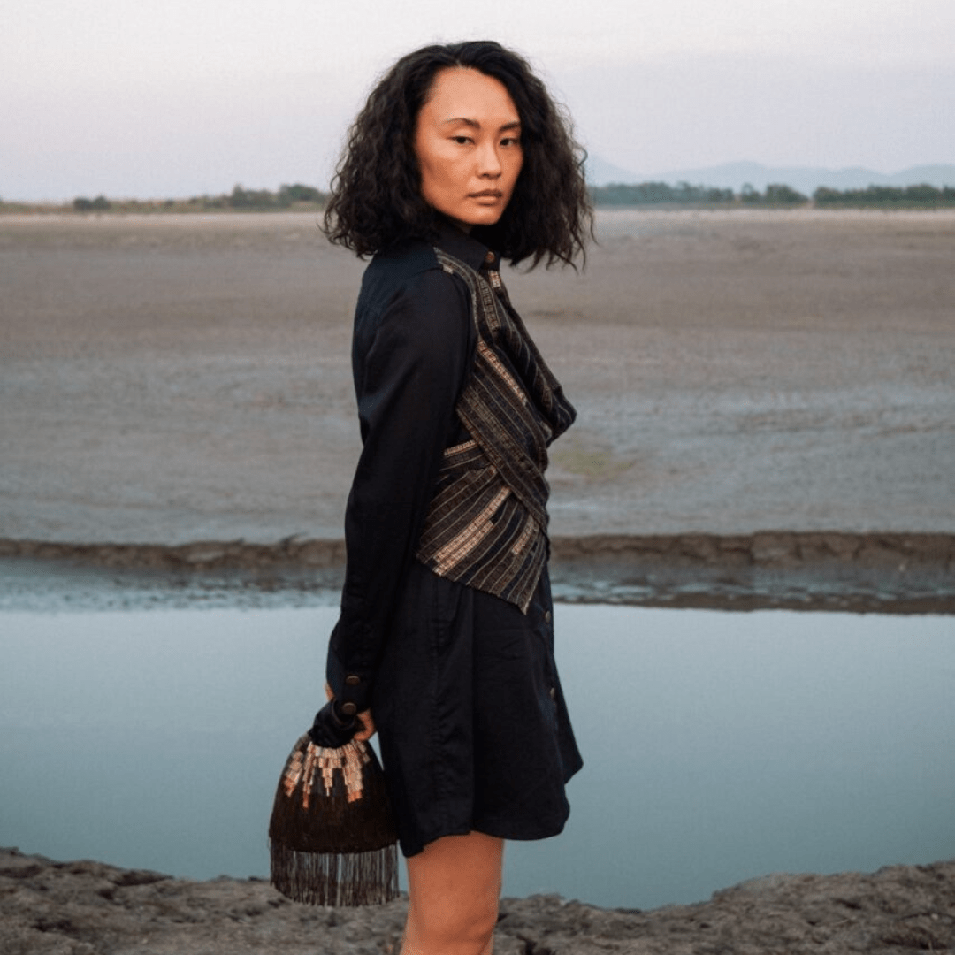 Upcycled Seattle Wrap Dress - Suspire