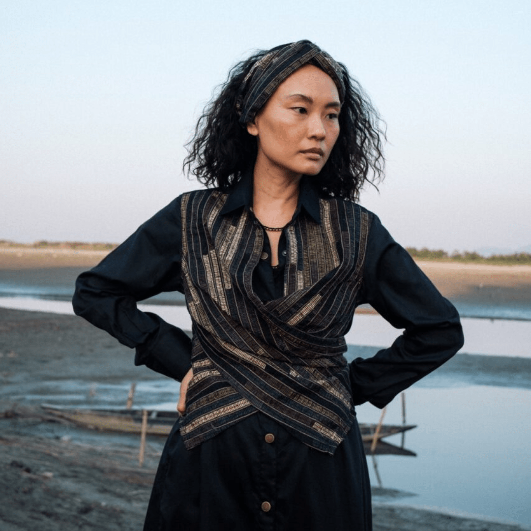 Upcycled Seattle Wrap Dress - Suspire