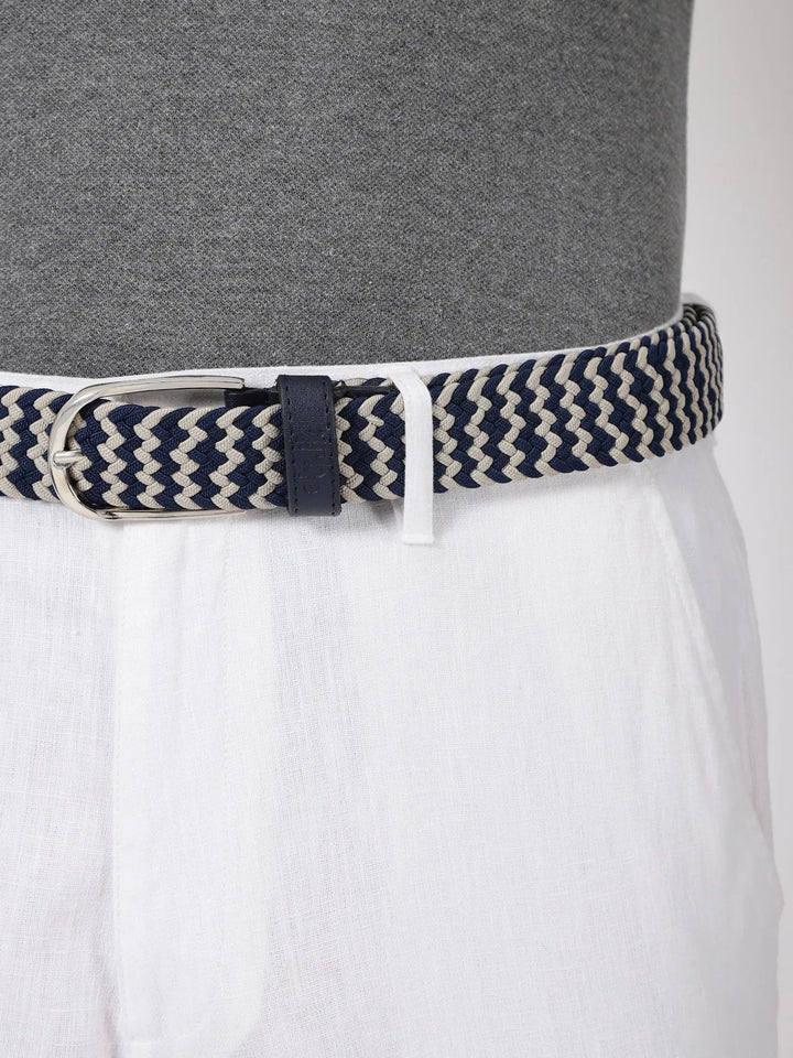 Urban Braid - Blue & White - Nickel - Suspire