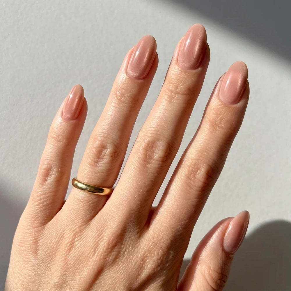 Gush Beauty Blush Hour | Short Round, Press On Nails