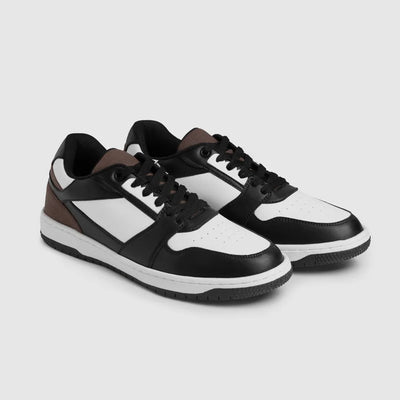 Comic Brown – Retro-Inspired Vegan Leather Sneakers