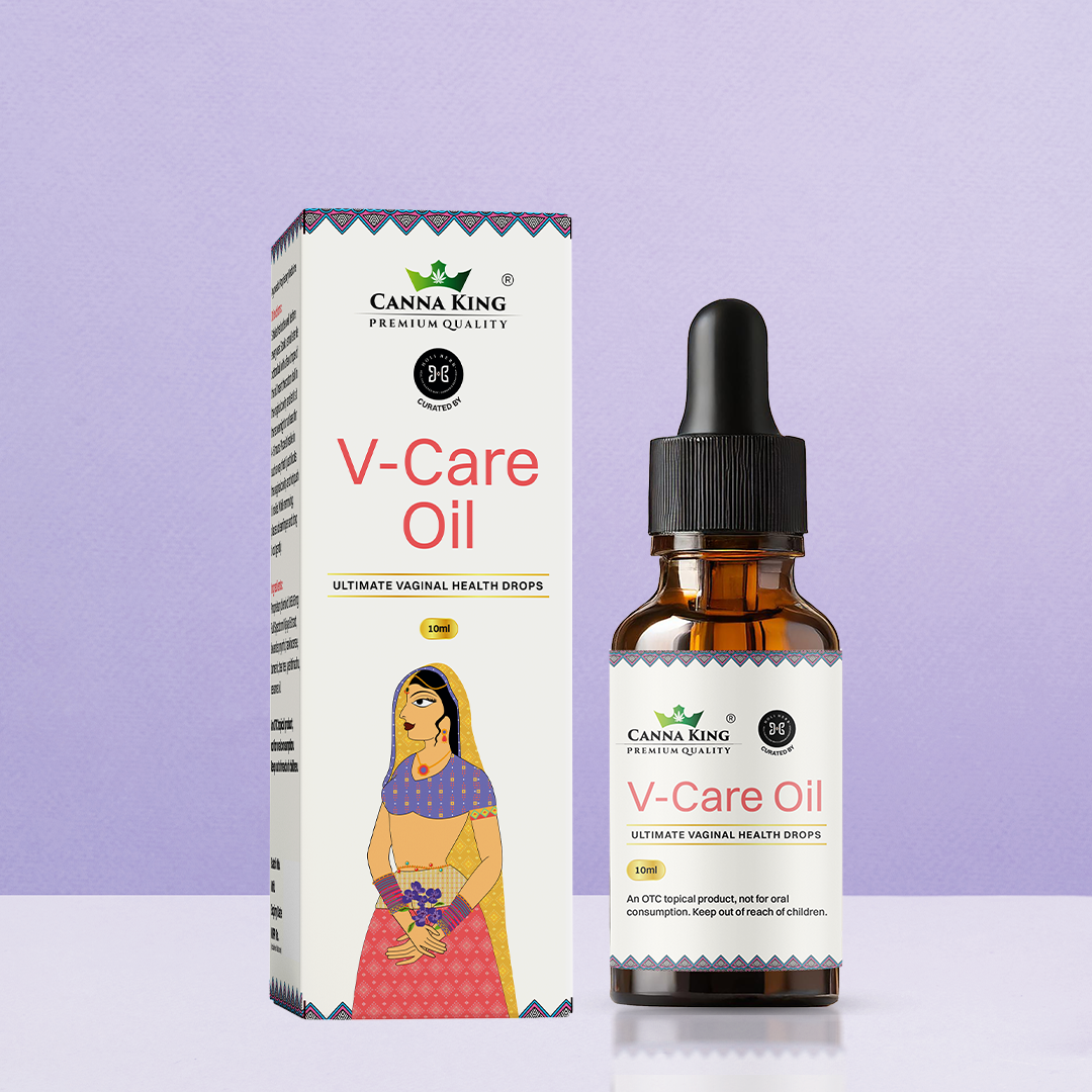 Cannaking V-Care Oil: Ultimate Vaginal Health Drops - 10ml