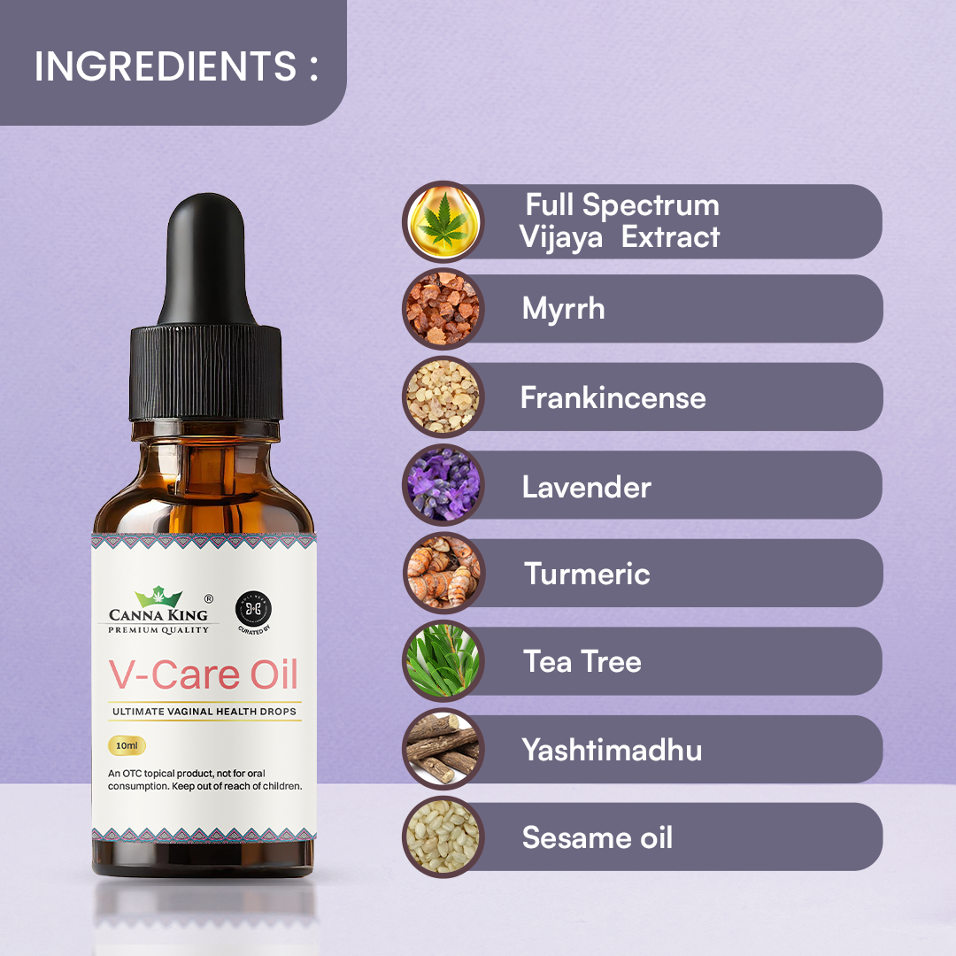 Cannaking V-Care Oil: Ultimate Vaginal Health Drops - 10ml