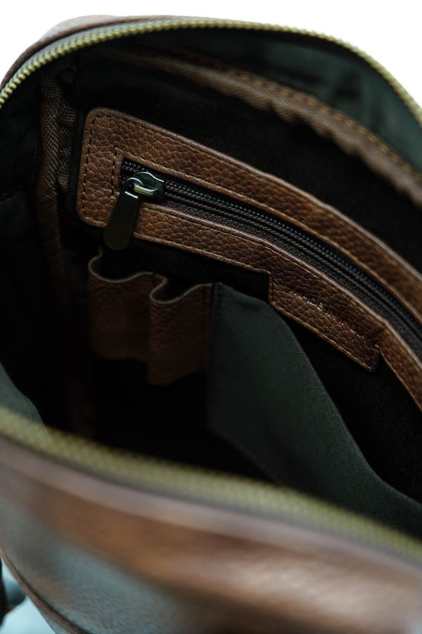 A and S Accessories Mens vegan sling bag