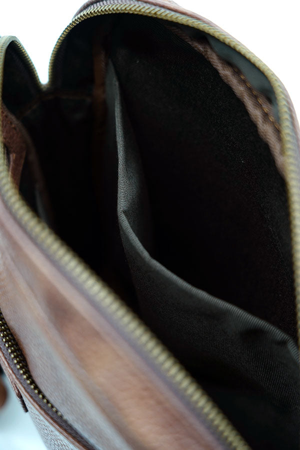 A and S Accessories Mens vegan sling bag