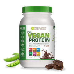 Plant-Based Vegan Protein Powder Chocolate 1kg | BCAAs & Digestive Enzymes