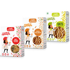 CookGarden Chickpea lentil, Multiveggie & Oats Pasta | Healthy Pasta | 900g Pack Of 3
