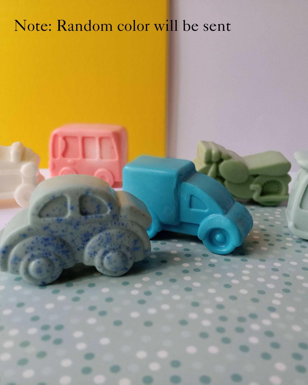 Sobek Naturals Kids Vehicle Shaped Shea Butter Soap Bar set
