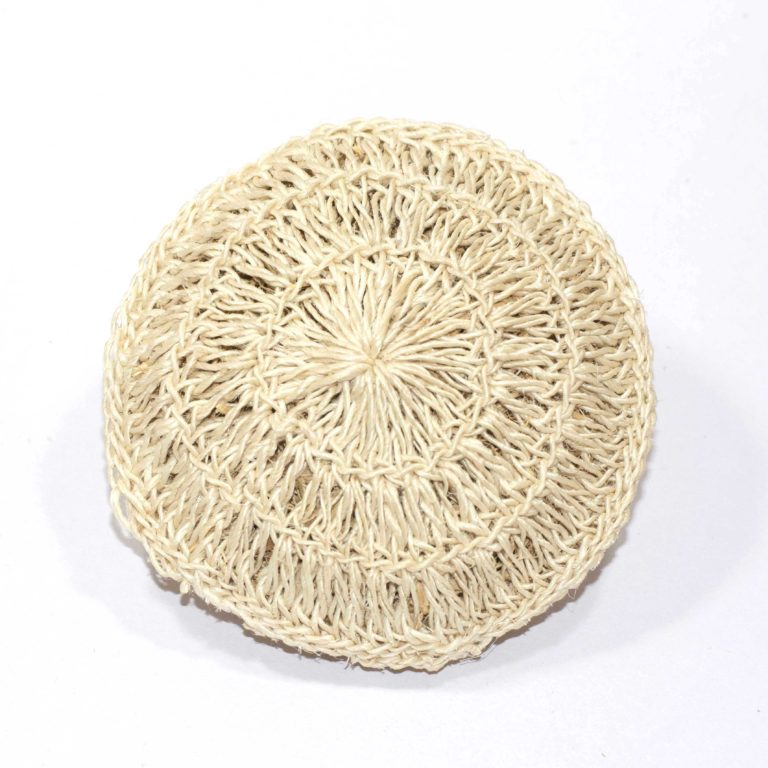 Sisal mesh scrub with vetiver stuffing - pack of 2