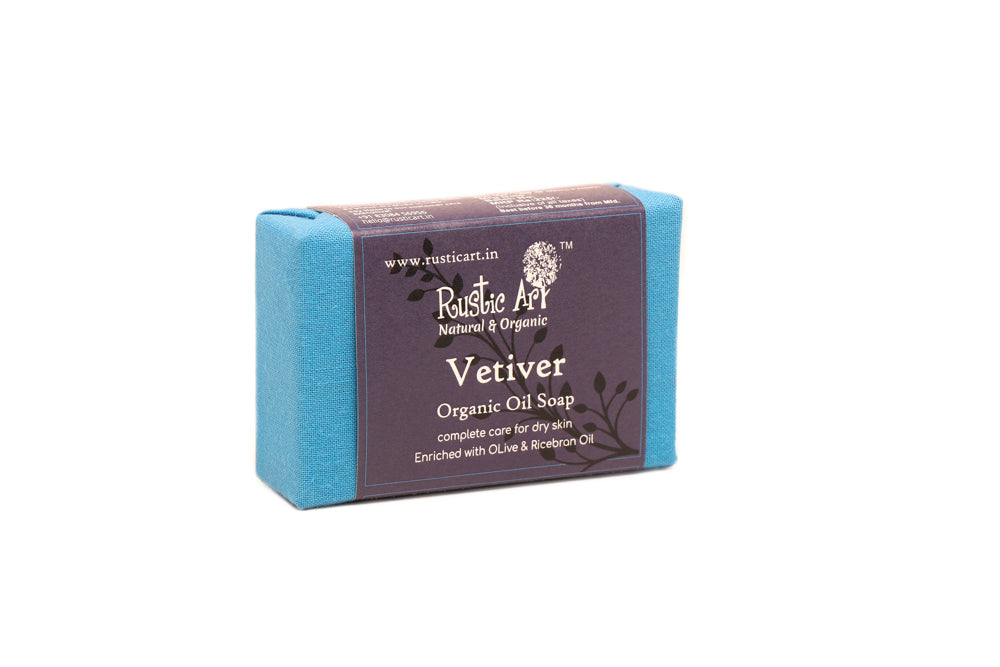 Rustic Art Vetiver Soap 100gm pack of 2