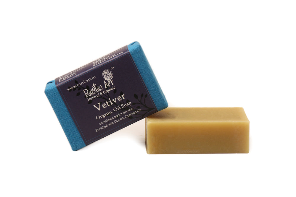 Rustic Art Vetiver Soap 100gm pack of 2