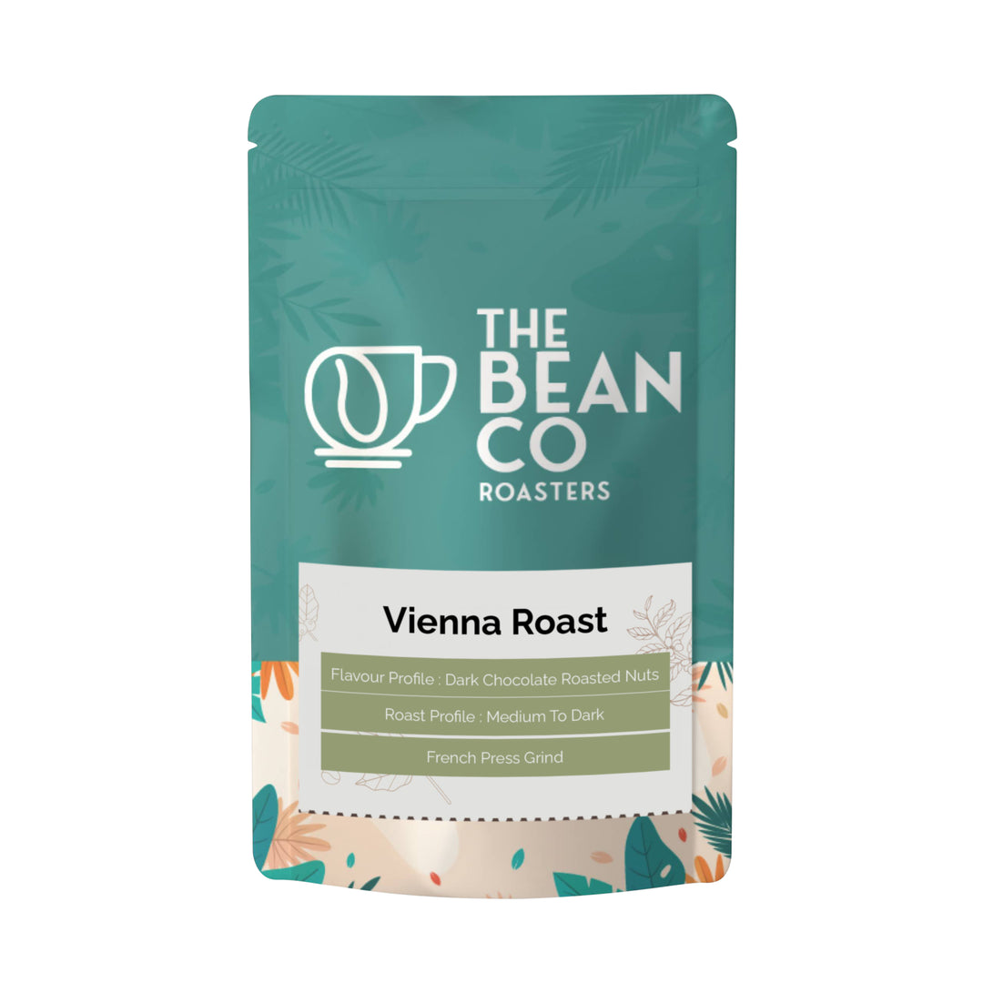 The Bean Co Roasters Vienna Roast Coffee Grounds | Medium-Dark Roast | Aromatic, Full-Bodied & Smooth | Freshly Roasted Premium Coffee