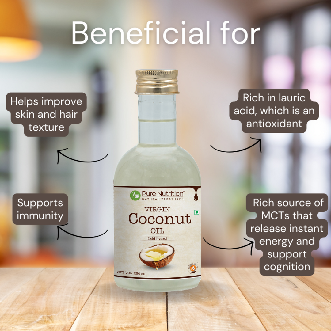 Raw Cold Pressed Virgin Coconut Oil  250ml | Hair, Skin & Cooking