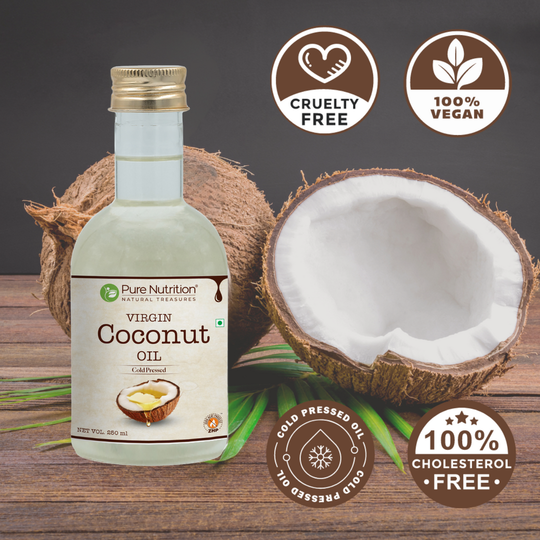 Raw Cold Pressed Virgin Coconut Oil  250ml | Hair, Skin & Cooking