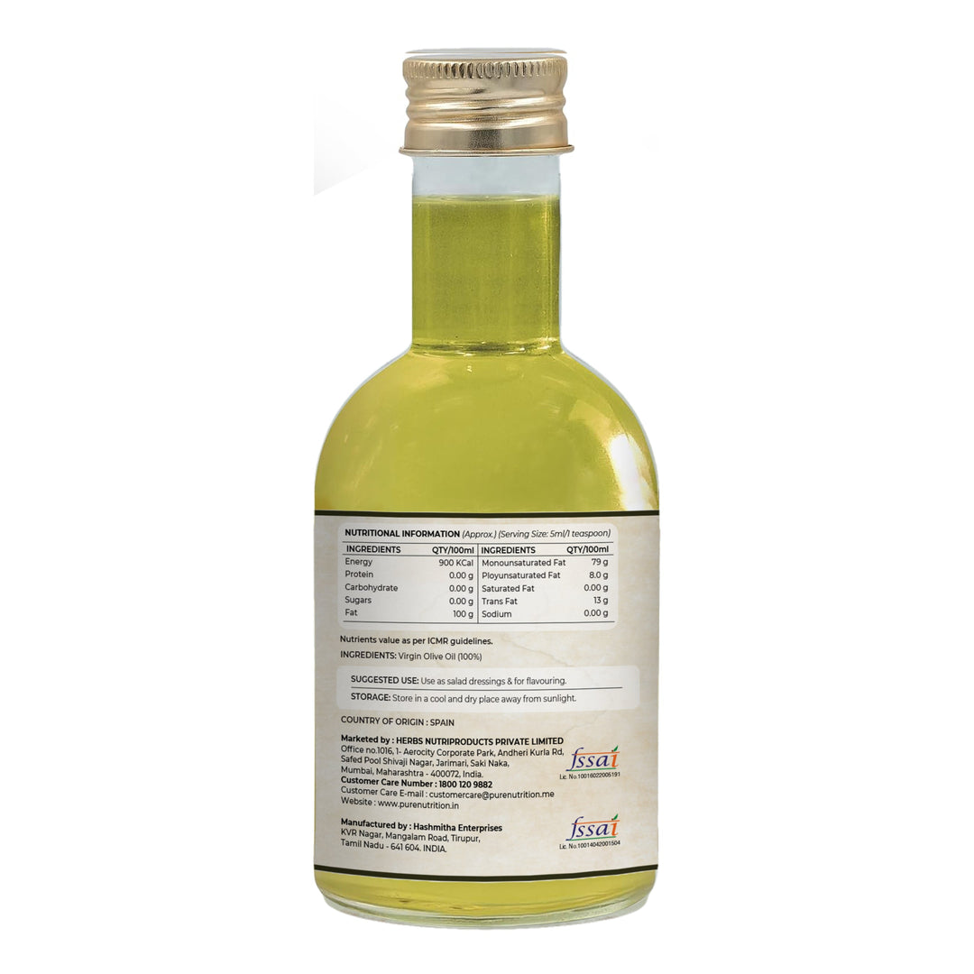 Raw Cold Pressed Virgin Olive Oil  250ml | 100% Pure & Unrefined
