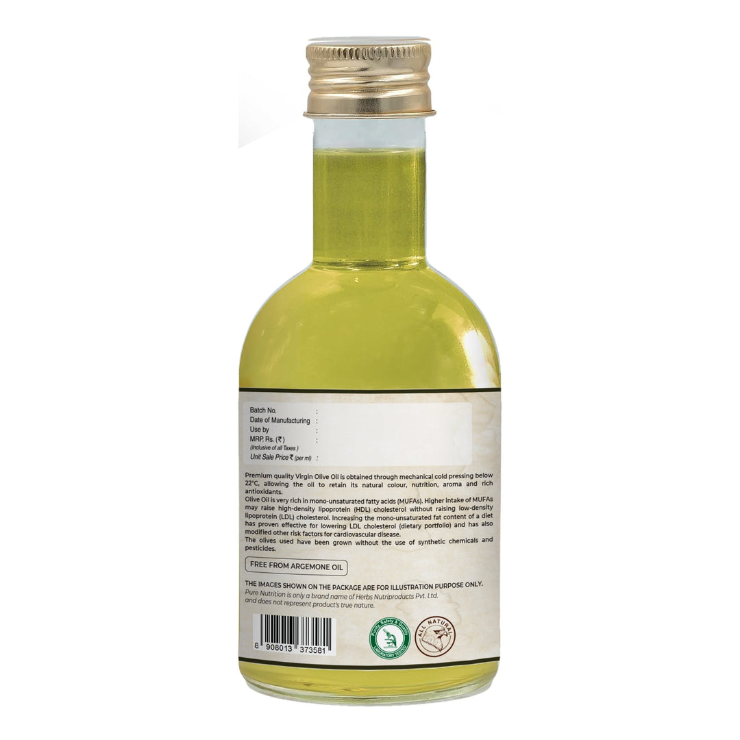 Raw Cold Pressed Virgin Olive Oil  250ml | 100% Pure & Unrefined