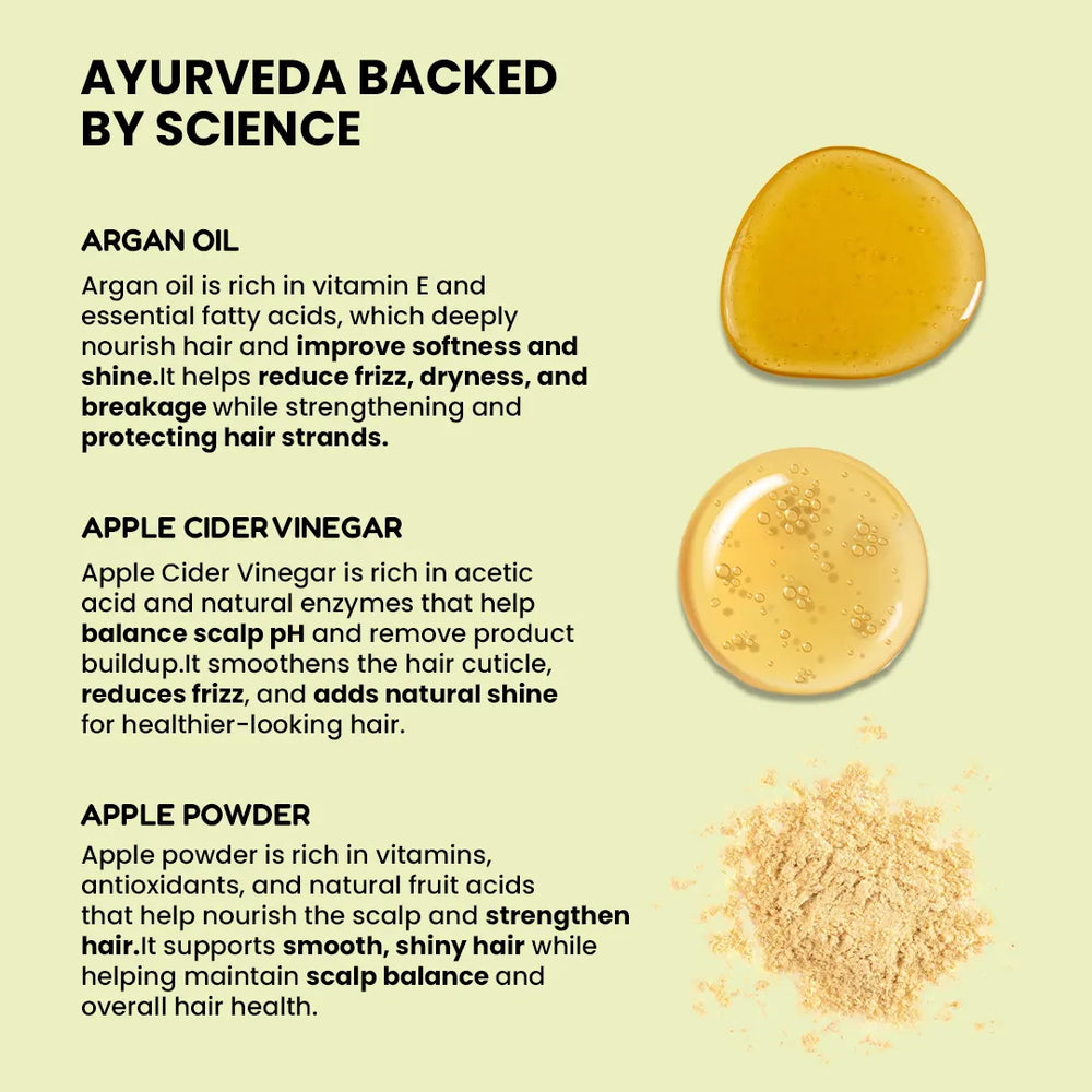 Repair Shampoo | Damaged Bond Repair Cleanser | Moroccan Argan Oil & Apple Cider | Men & Women