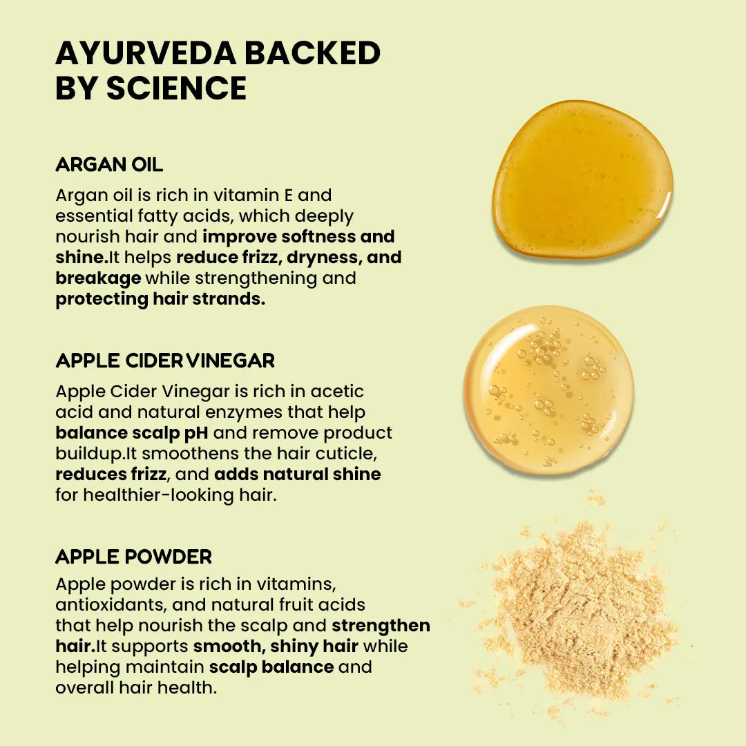 Repair Shampoo | Damaged Bond Repair Cleanser | Moroccan Argan Oil & Apple Cider | Men & Women