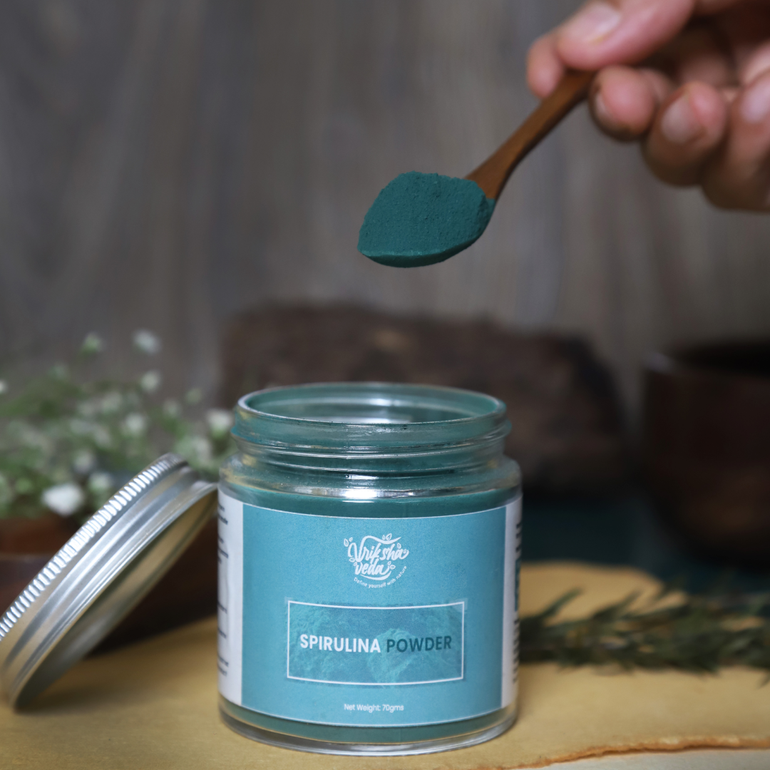Vriksha Veda Spirulina Powder | Skin care | 70 gm
