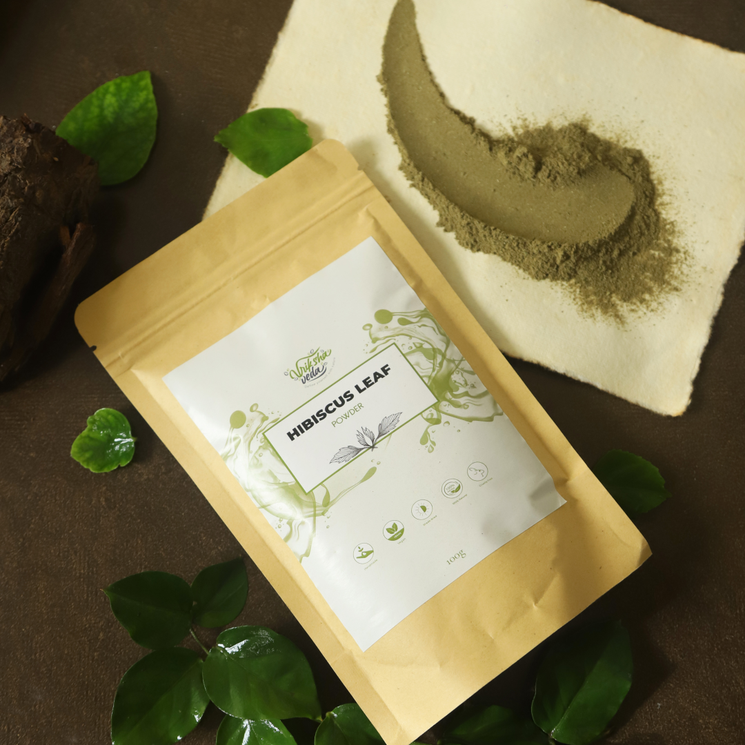 Vriksha Veda Hibiscus Leaf Powder | Hair care | 100 gm