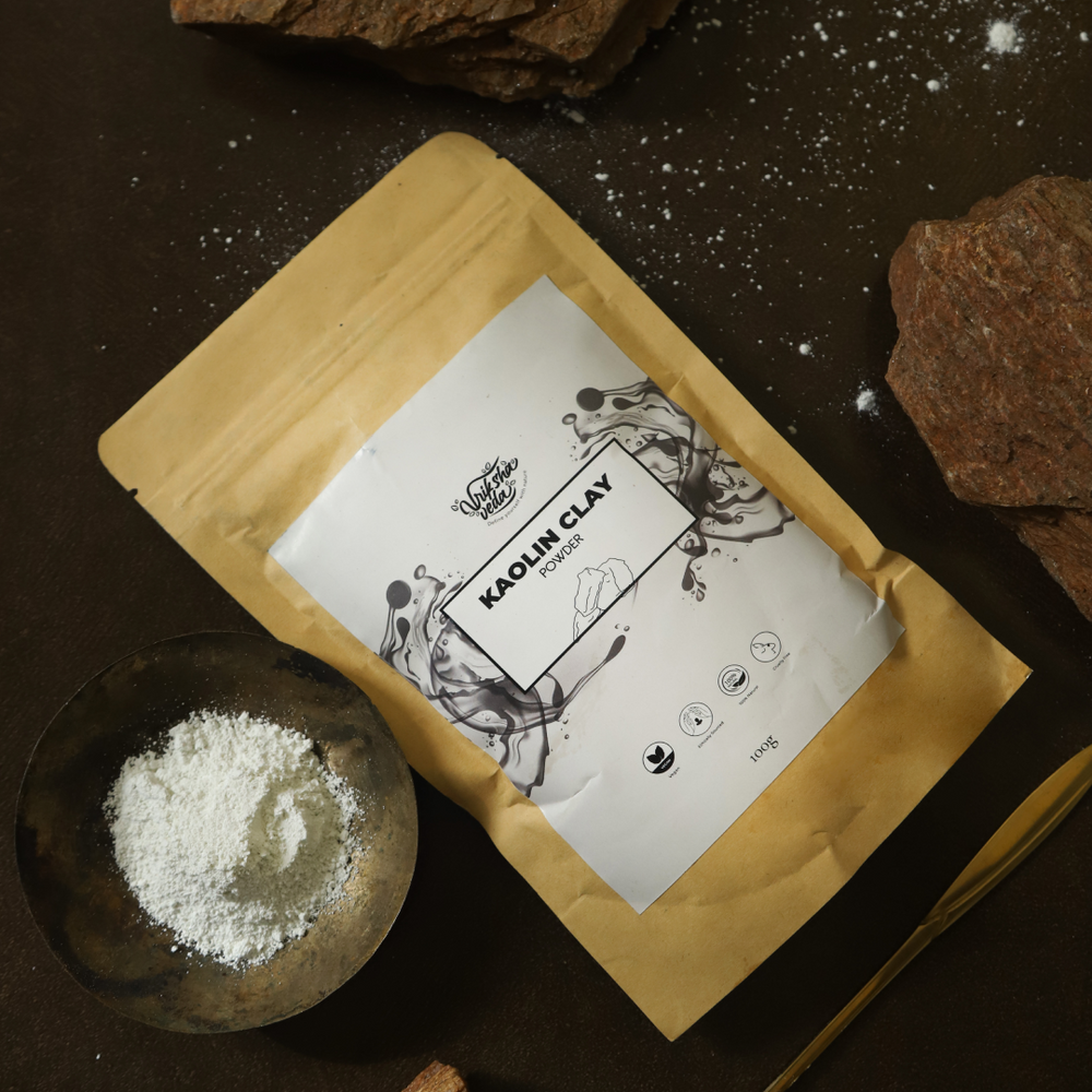 Kaolin Clay (All Natural, Off-White Kaolin Clay Powder) | Skin & Hair Care | 100g