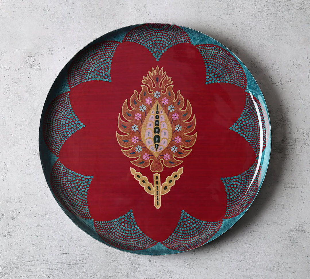 Petals of Geometry 10" Wall Deco Plate